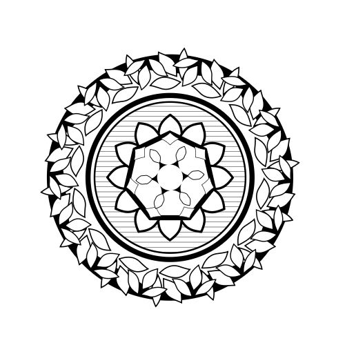 Laurel Wreath mandala design
