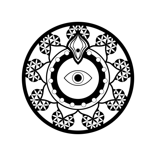 Watchful Eye mandala design
