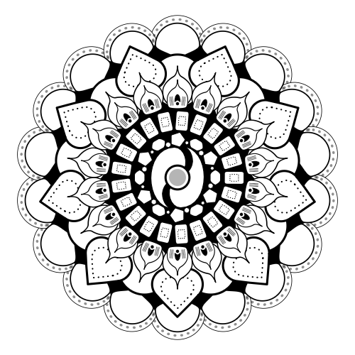 Lace mandala design