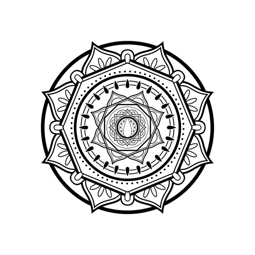 Lotus Center mandala design