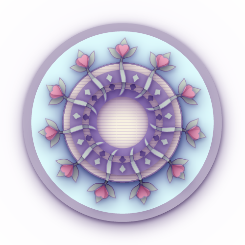 Laurel Wreath mandala design