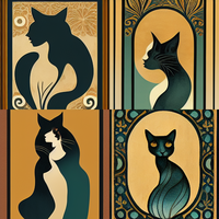 art nouveau style