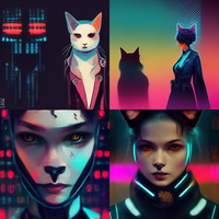 cyberpunk style