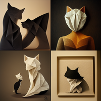 folded paper