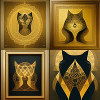 gold thread tapestry by cattailnu on Discord