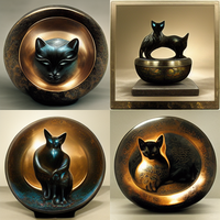 Khan long hin stone-polished bronze bowl