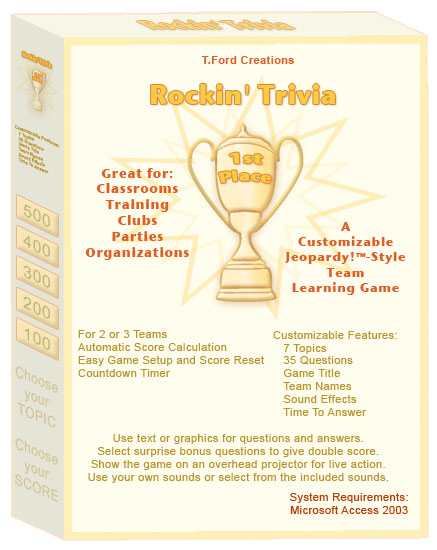 Rockin' Trivia Box Cover